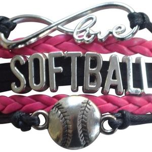 Infinity Collection Softball Bracelet